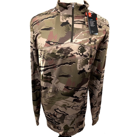 Under Armour Other - Under Armour Storm Mens 1/4 Zip Pullover Camo Top